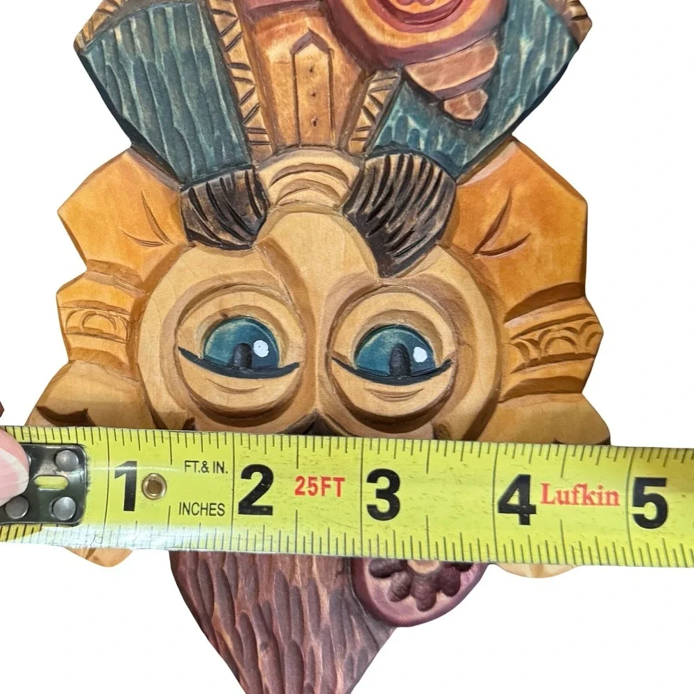 Vintage Stoyanova Hand Carved Wood Folk Art‎ 10